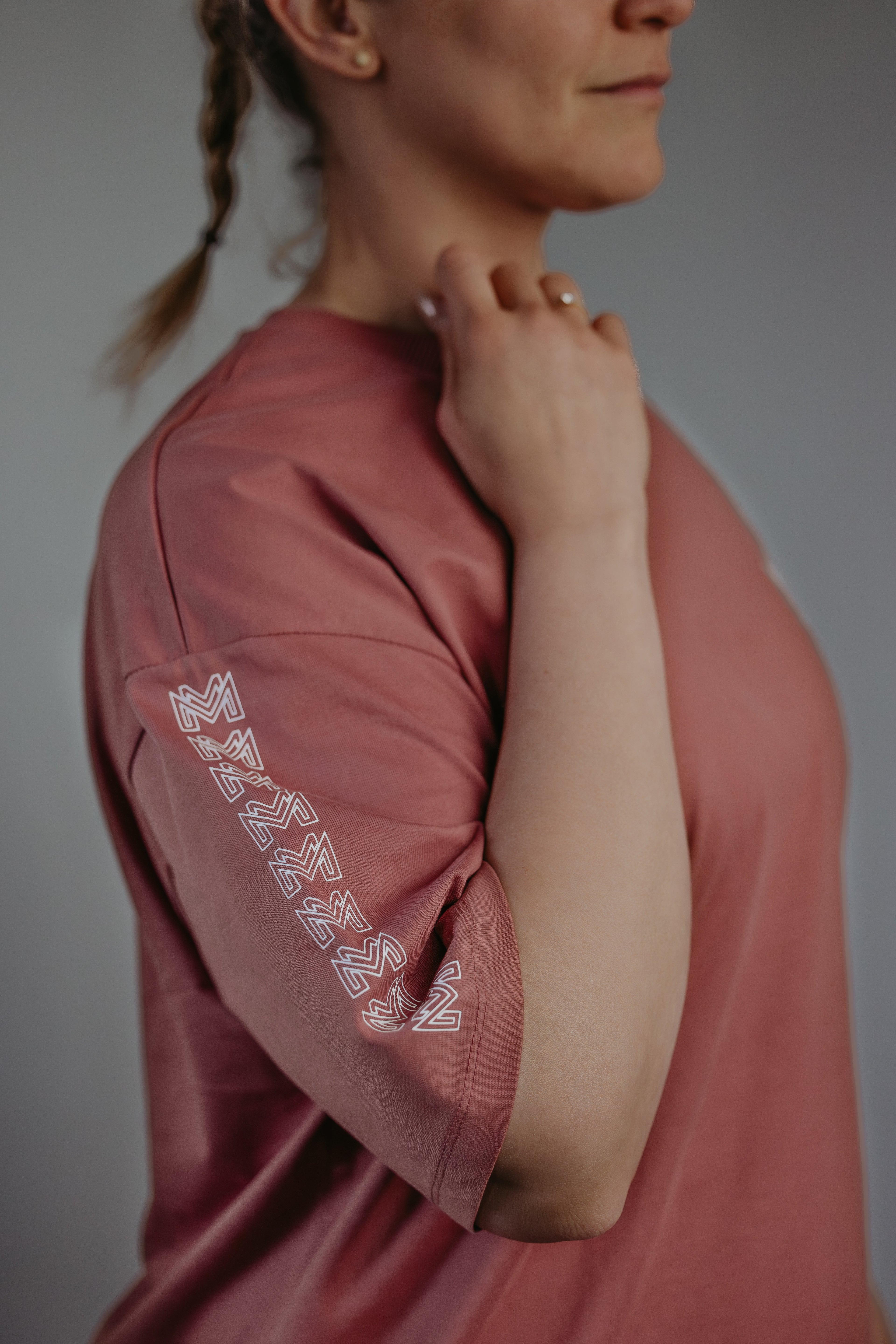 T-shirt Skin & Soul Faded Pink