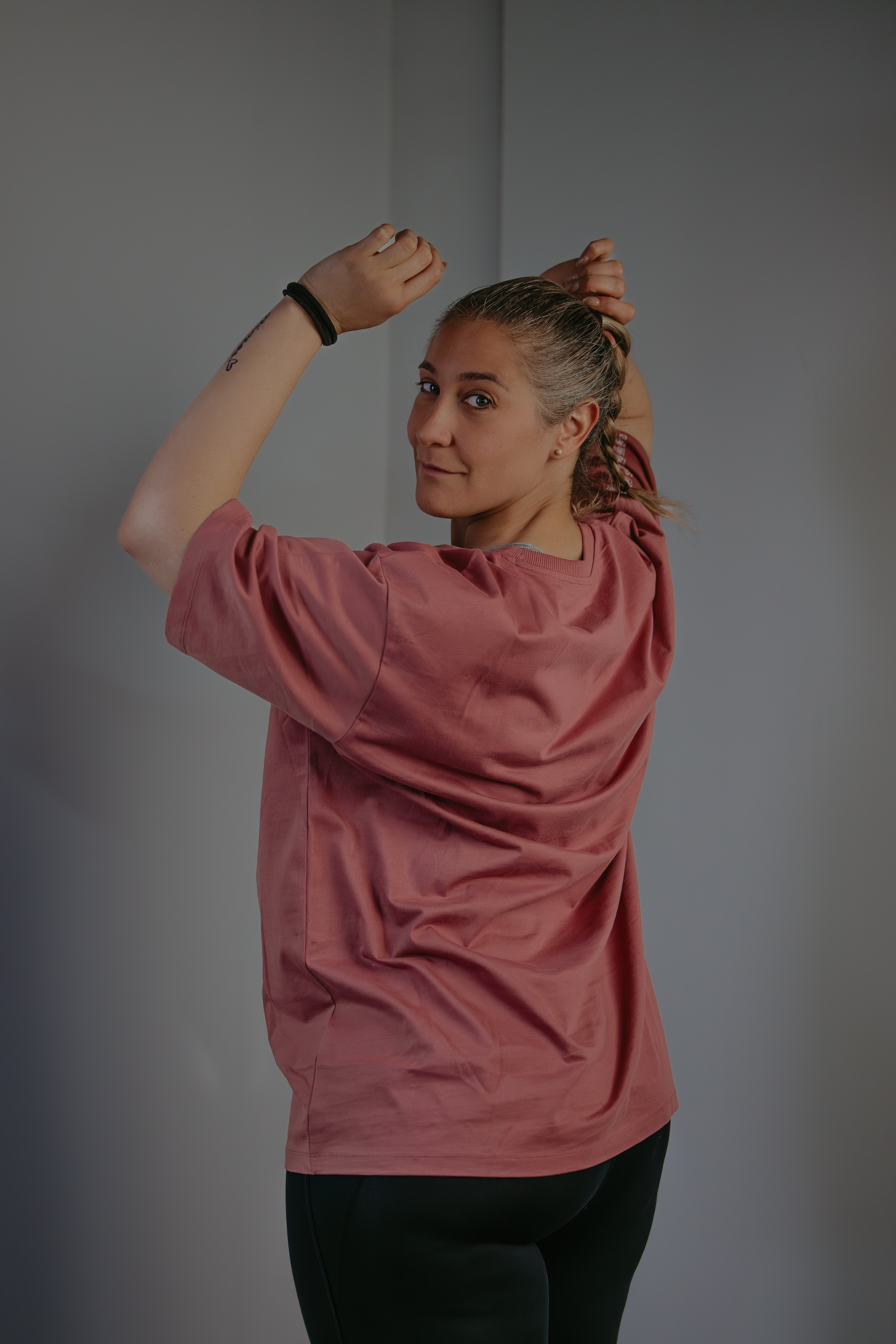 T-shirt Skin & Soul Faded Pink